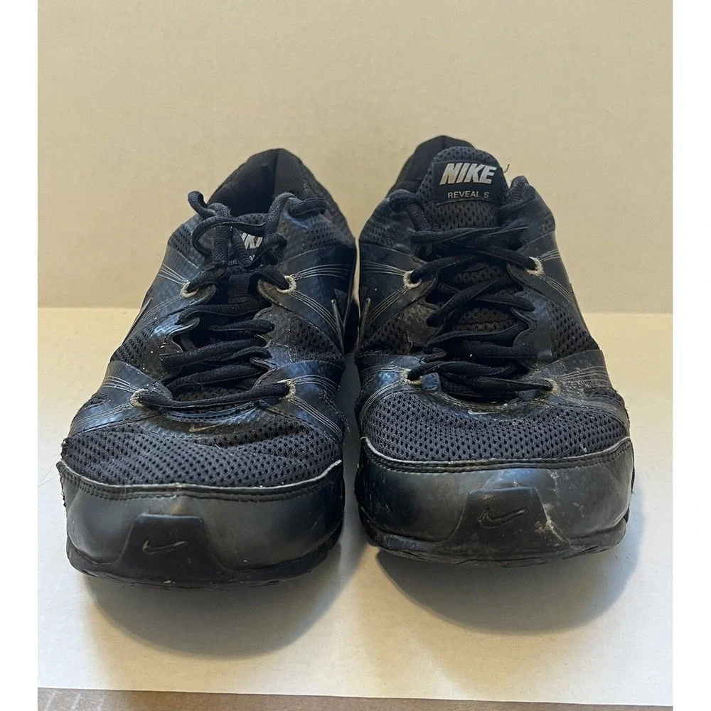 Nike Reveal 5 Black Women's Shox 467270-002 Flywire Athletic 2011 Shoes Size 10